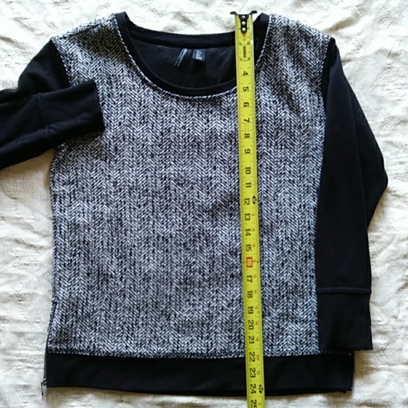 Cynthia Rowley Mixed Media Tweed Top Sz S EUC - Picture 8 of 8